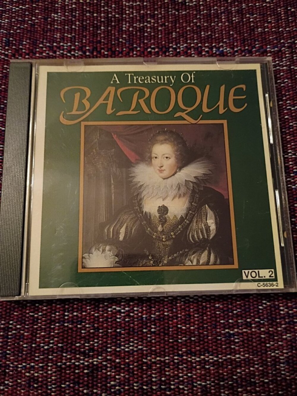 A Treasury Of Baroque CD Vol. 2 Featuring Bach Made In Canada 60:51 Total Runtim
